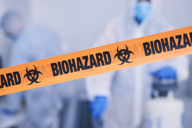 Professional Biohazard Cleanup technician working in Gorham, NH